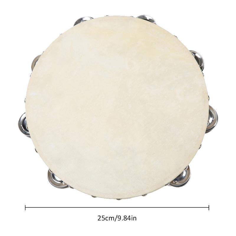 Houten Jingles Handheld Tamboerijn Prestaties Dans Rekwisieten Buikdans Props