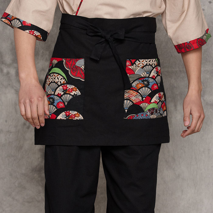 Japan Style Chef aprons hotel Kimono work apron Restaurant bar waiter apron Korean Restaurant work apron: 1