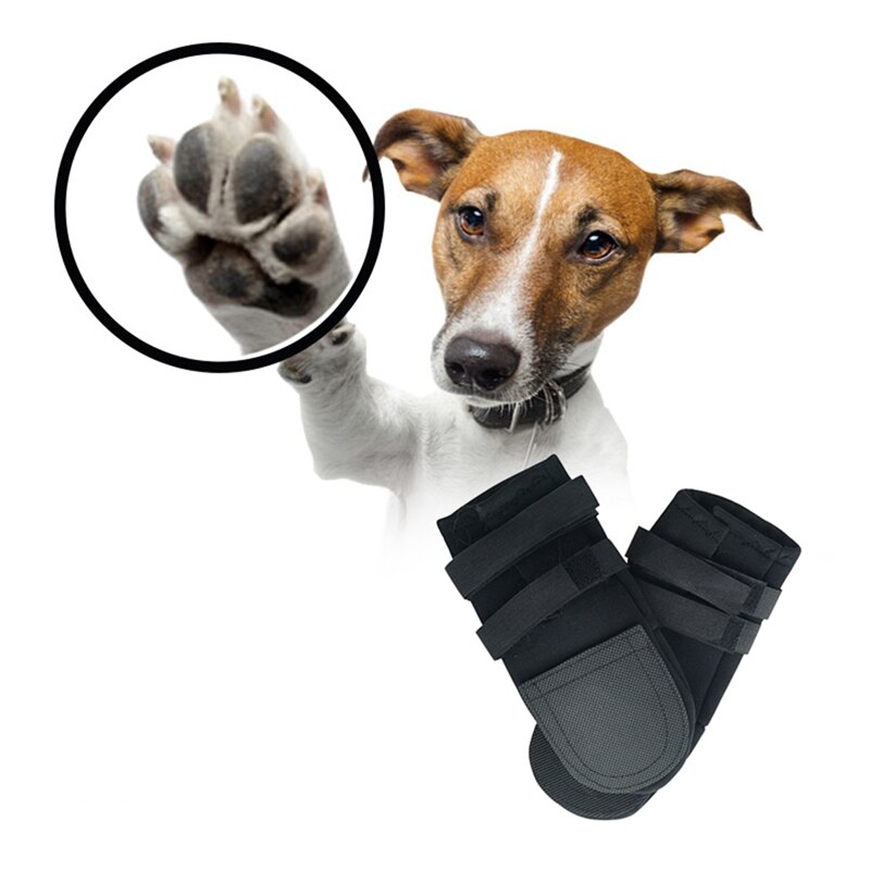 Chaussures d'hiver pour chien antiglisse 2 pièces/lot | Protection chaude et respirante pour animaux de compagnie chiens, facile à porter