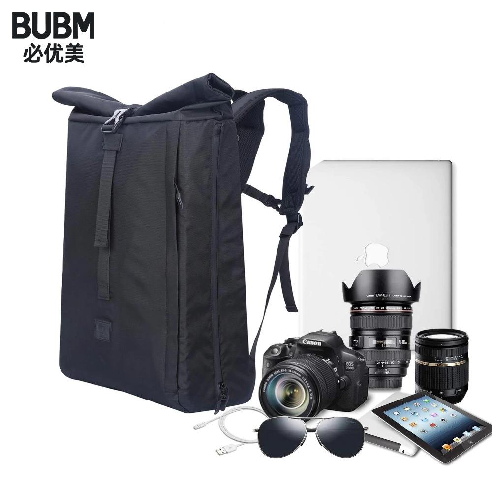 BUBM DSLR Camera Backpack-Travel Shoulder Bag with Filter Case, Dual-Side Quick Camera Access for Canon,Nikon,Lens,13.3&#39;&#39; Laptop