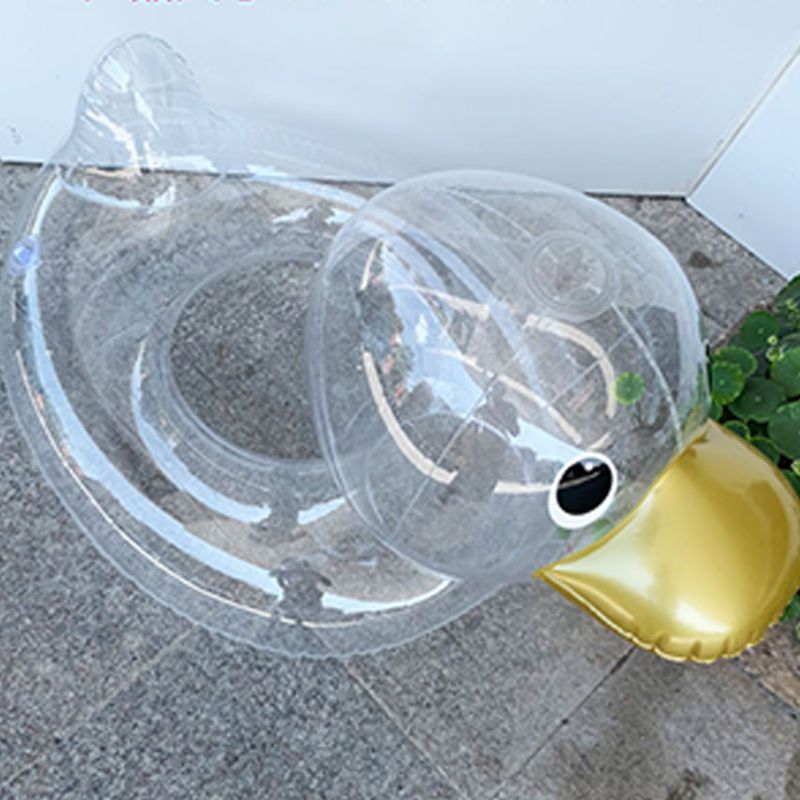 Flotadores de pato pequeño para niños, anillo de natación, juguete de piscina de verano, tubo de natación grueso