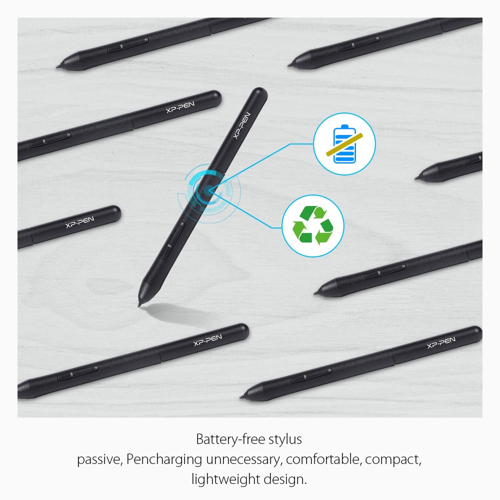 XP-Pen PN01 Battery-free Digital Grip Pen for Star series Star03 G640 G540 G430S Star06