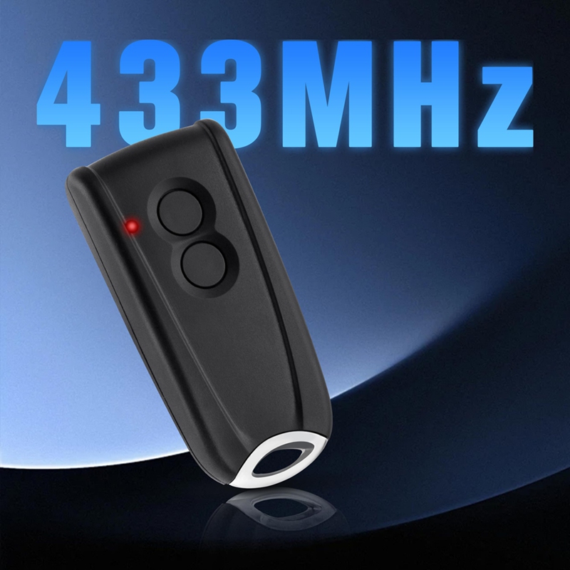 Top-2Pcs Garage Opener Remote Control For Ecostar RSC2-433 RSE2-433,RSZ1-433,Gate Handheld Transmitter For Hormann Liftronic