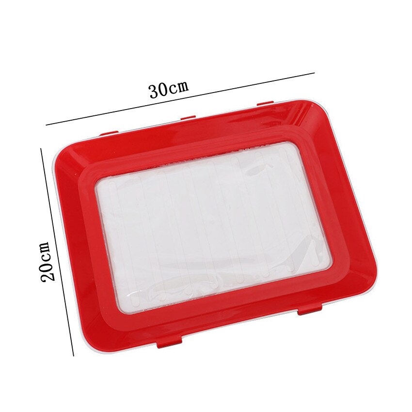 Food Fruit Preservation Tray Food Preservate Vegetable Meat Fresh Keeping Tools Style Refrigerator Food Storage Box
