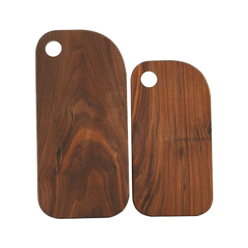 Breadboard cooking board whole wood unpainted sushi tray black walnut solid wood cutting board kitchen handmade wooden