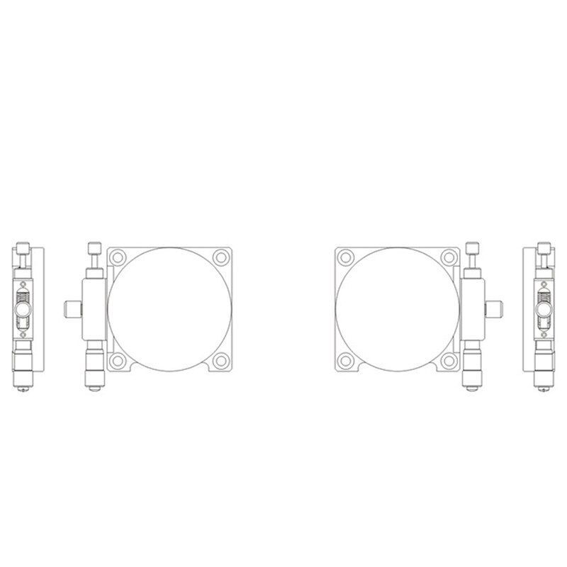 R-Axis 60mm Manual Rotary Platform Sliding Platform Precision Bearing Linear Platform Load 29.4N RS60-L