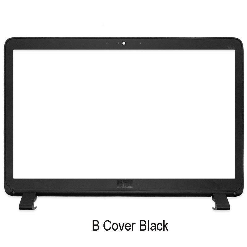 Laptop LCD Back Cover For HP Probook 450 G2 455 G2 Front Bezel Hinges Palmrest Bottom Case A B 768123-001 AP15A000100 Black: B Cover Black 