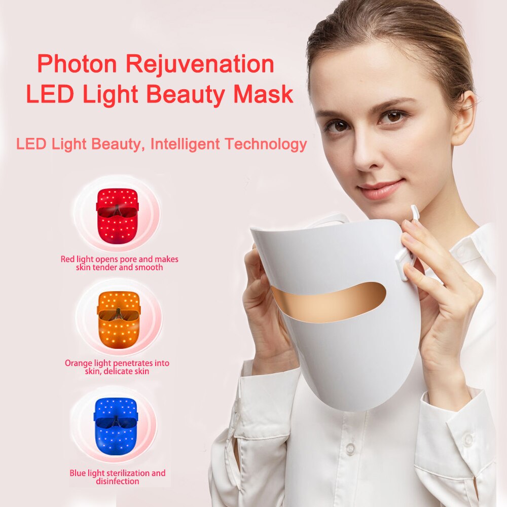 LED Facial Mask Purge Belleza Facial Skin Rejuvena... – Vicedeal