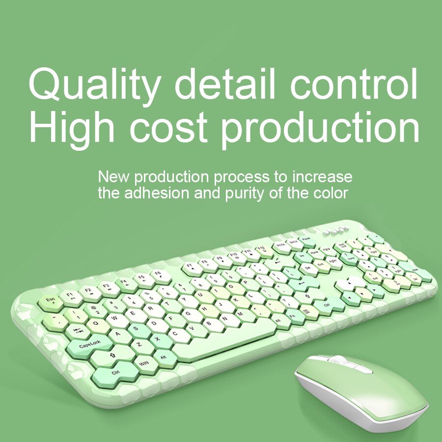 2.4G Wireless Keyboard Mouse Set For Laptop Computer PC Gamer Gaming Keyboard Mouse Mice Slient Button Computer Keypad