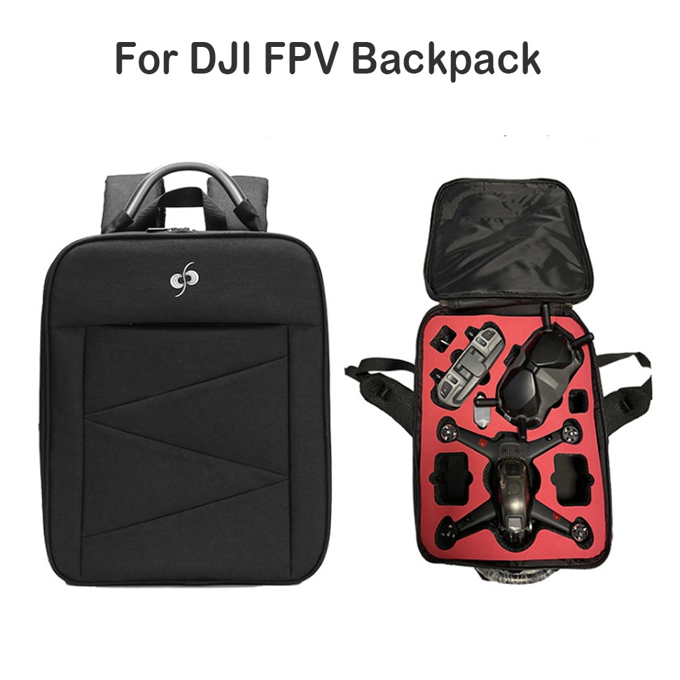 FPV Backpack Shoulder Bag Carrying Case Outdoor Travel Bag for DJI FPV Combo Drone Goggles Accessories