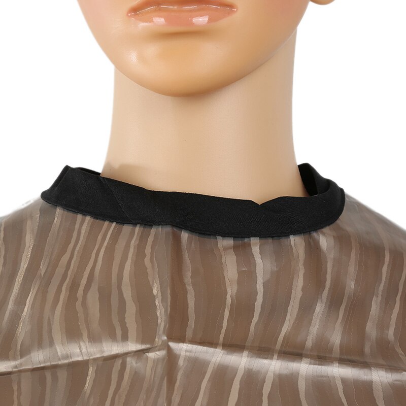 1PC Shawl Perming Dyeing Transparent PVC Waterproof Anti-static Cape Adjustable Neck Closure Folding Cape Haircut Styling Tool