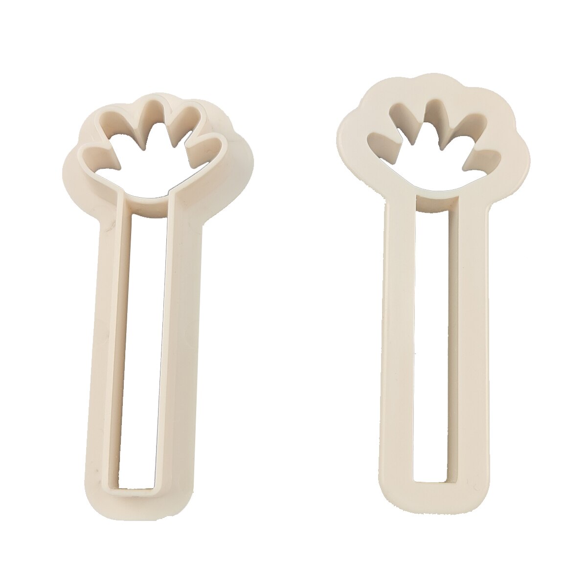 Moule à biscuits en forme de mains de palmier, 2 pièces, pour fête d&#39;anniversaire, ustensiles de cuisine, coupe-biscuits, bricolage, décor de cuisson, modélisation de pâtisserie, outils de fabrication