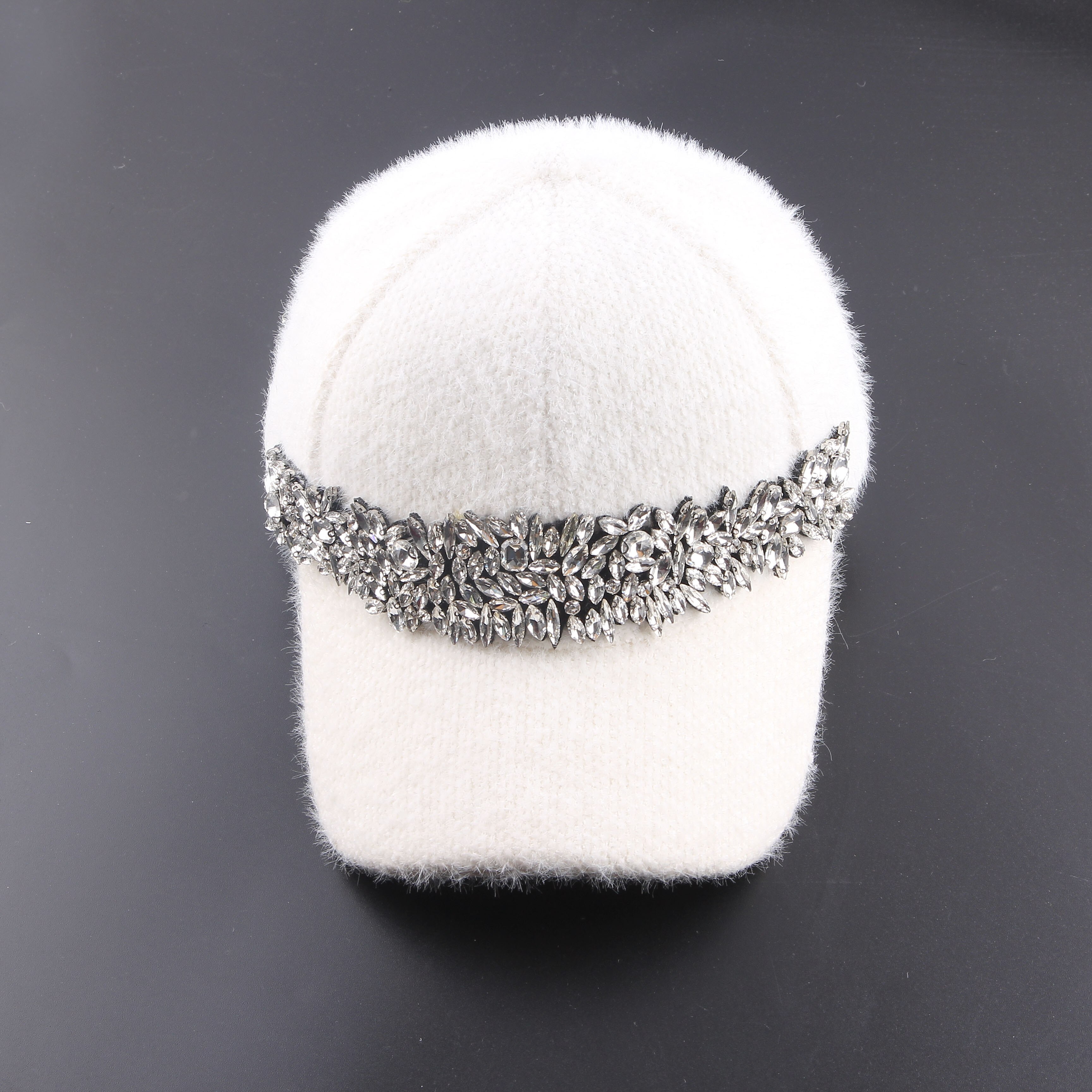 Sombrero con perla para mujer, sombrero de estilo palaciego barroco con flores de colores y pájaros y diamantes de imitación, sombrero con perla, gorra de viaje para , visera, 249: 2