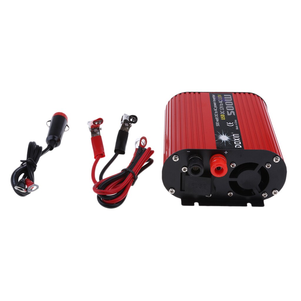 Premium US Plug 500W Car Power Inverter LED Indica... – Grandado