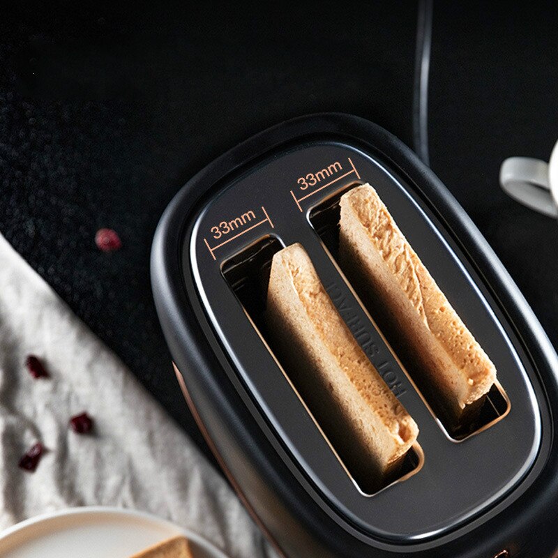 Stainless steel Electric Toaster Household Automatic Bread Baking Maker Breakfast Machine Toast Sandwich Grill Oven 2 Slice