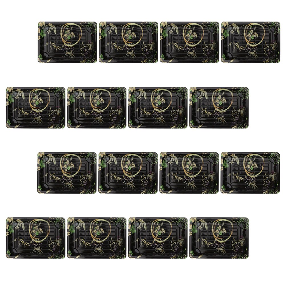 25pcs Disposable Sushi Take Out Box Carry Out Box Fruit Cake Packing Container