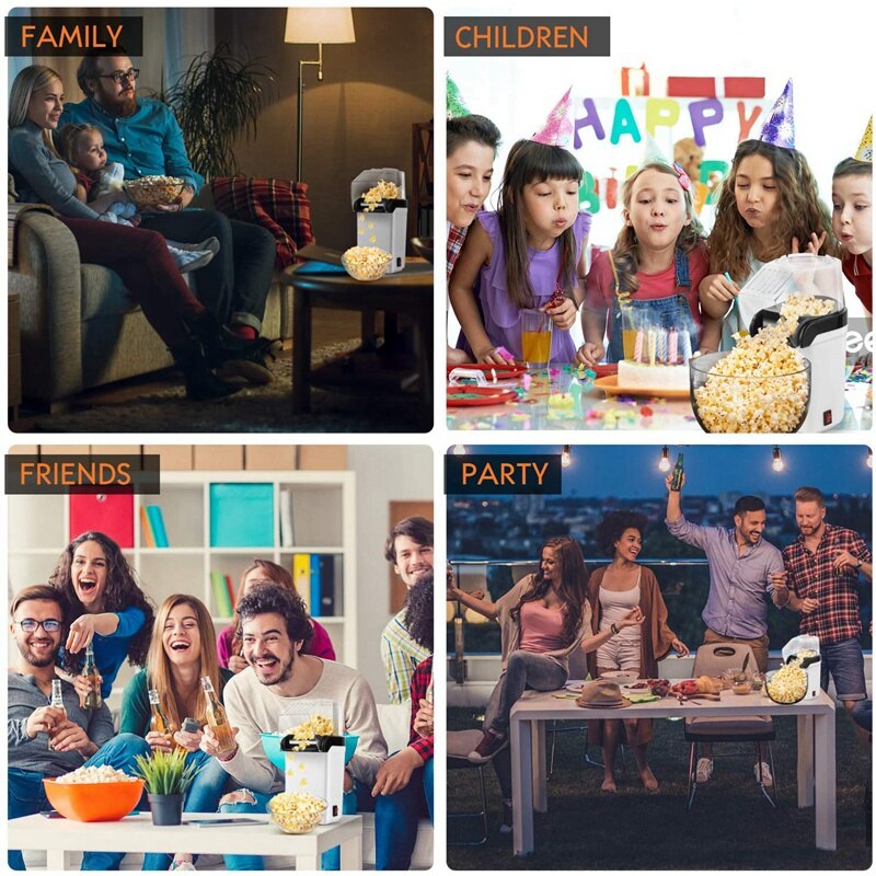 Air corn per Maker, Electric Air corn Machine-1200W, Oil-Free