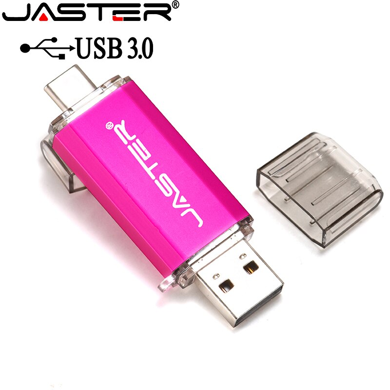 JASTER OTG Usb bagnetowy C Pen Drive 128 GB 64 GB 32 GB 16 GB pamięć USB 3.0 Hoge Snelheid Pendrive dla typu C Apparaat