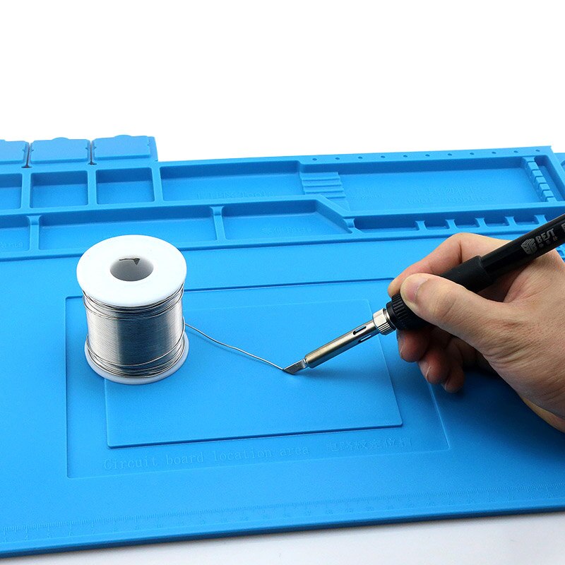 Isolatie Silicone Solderen Pad Mat S-170 S-160 S-150 S-140 Bureau Onderhoud Platform Voor Reparatie Station Wit Magnetische