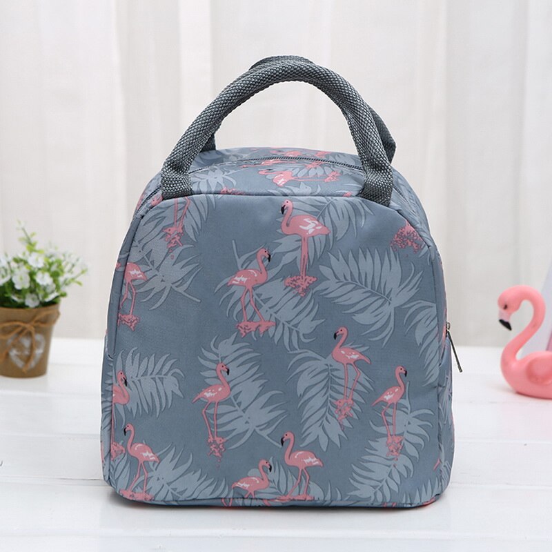 Bolsa de almuerzo portátil a prueba de agua, bolsa de mano con aislamiento térmico para aperitivos, bolsa de viaje para Picnic, bolsa de almacenamiento de alimentos,: light blue C