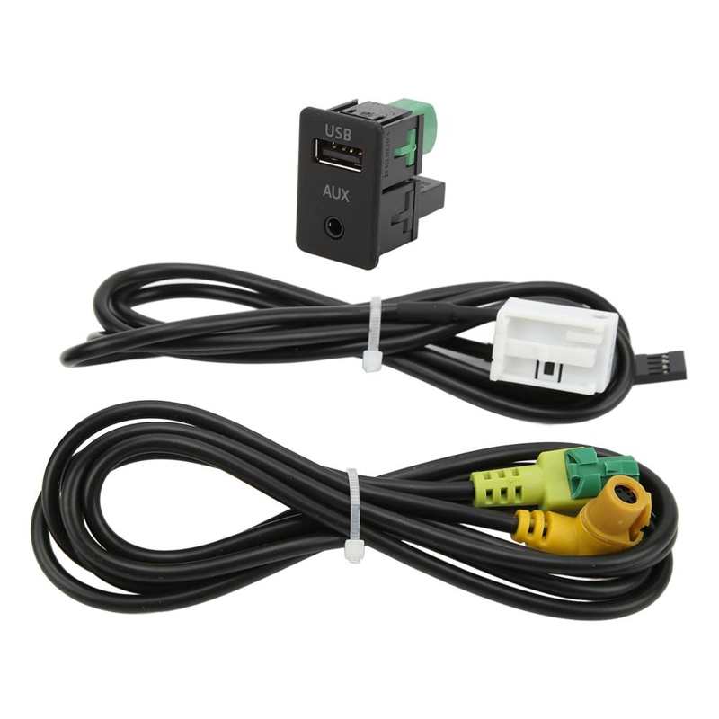 Aux Usb Switch Kabel Autoradio Adapterkabel Draagbare Voor Auto