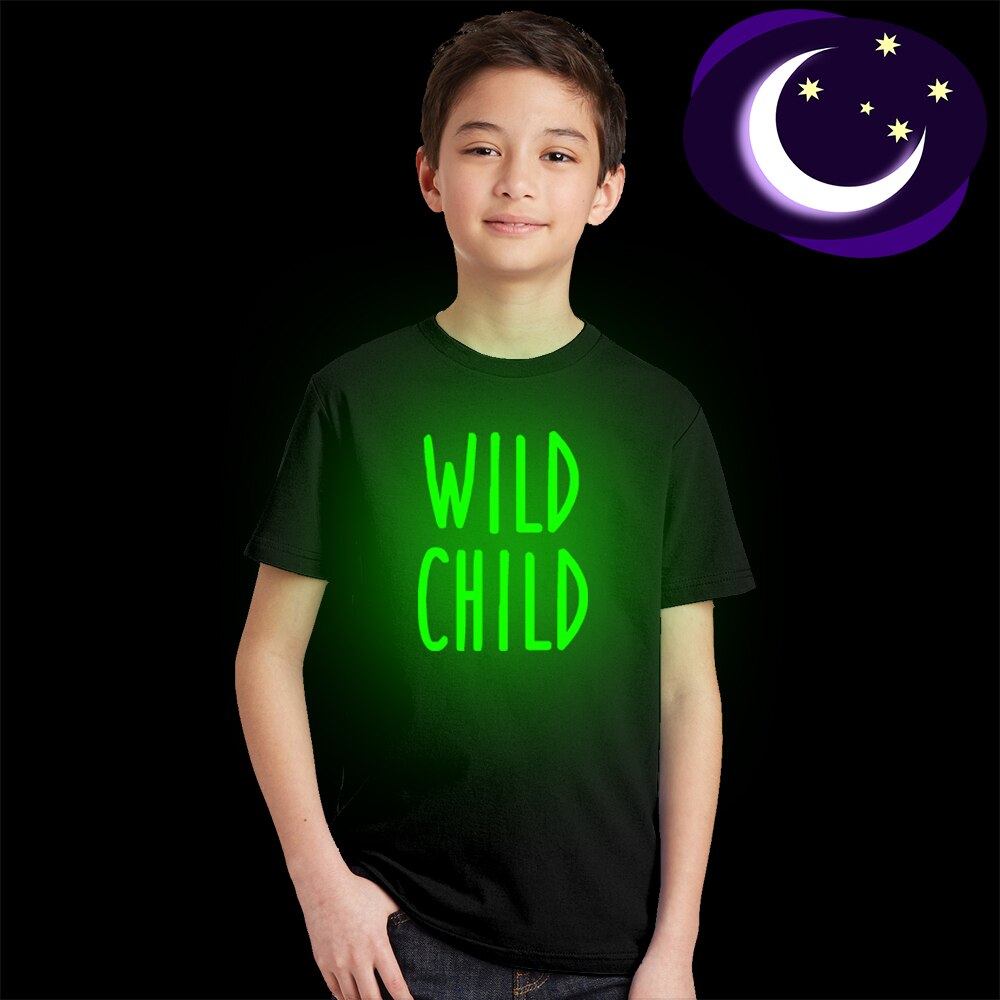 Wilde Art freundlicher Jungen Mädchen Sommer lässig glühen in das dunkel Spitzen T-Shirt freundlicher Coole Spitzen Abschläge Kleinkind Grafik t-Shirt