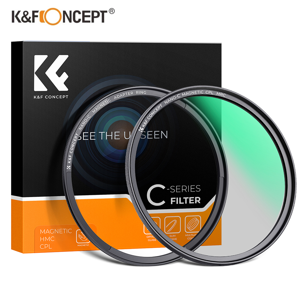 K & F Concept Nano-C filtro magnético CPL filtro polarizador Circular 49mm 52mm 58mm 67mm 72mm 77mm 82mm revestimientos de 18 capas