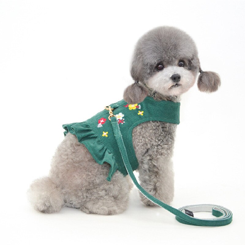 Dog Harness Vest Outdoor Pet Products Puppy Small Dog Leash Yorkshire Pomeranian Shih Tzu Maltese Bichon Poodle Dog Lead
