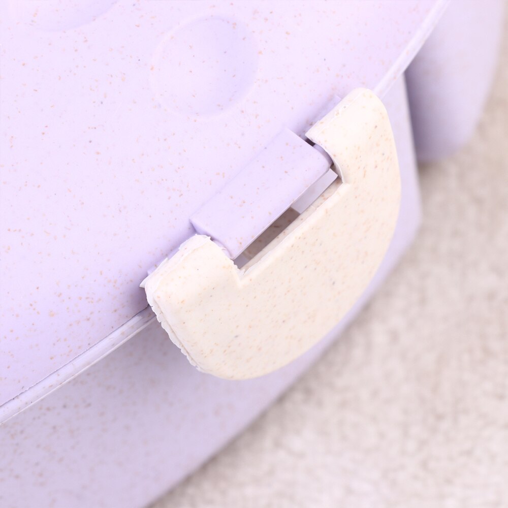 Tarwe Stro Fruit Verdeeld Plaat Aardbei Gedroogd Fruit Snack Tray Noten Snoep Opbergdoos Met Deksel)