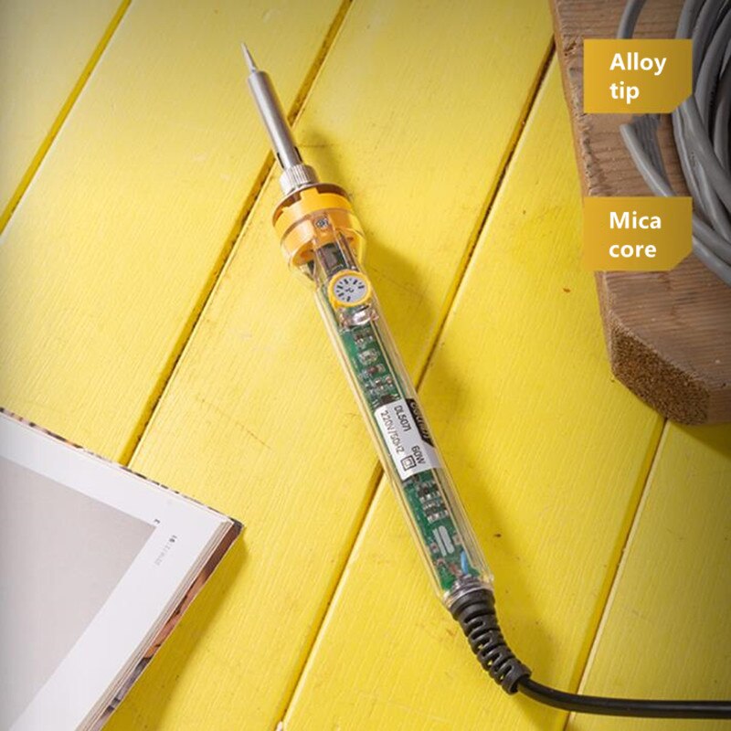 Pyrography Tools Kit Handmade Sealing Machine Line Iron Leather Electric Soldering Iron Handmade Pyrography Tools Kit