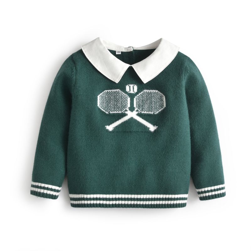 Baby Jungen Spanisch Boutique Kleidung einstellen freundlicher Langarm Gestrickte zur Seite fahren + Kurze Hosen Kleinkind Herbst Winter Kleidung