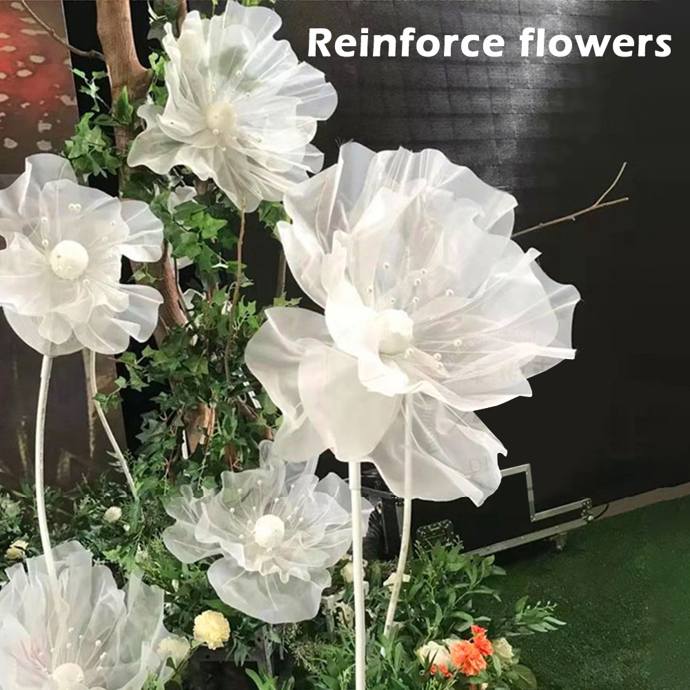 100 Uds. Accesorios para ramo Artificial, tallos de alambre Floral, fabricación de coronas, manualidades de flores, alambre de hierro, pegamento, poste de flores envuelto