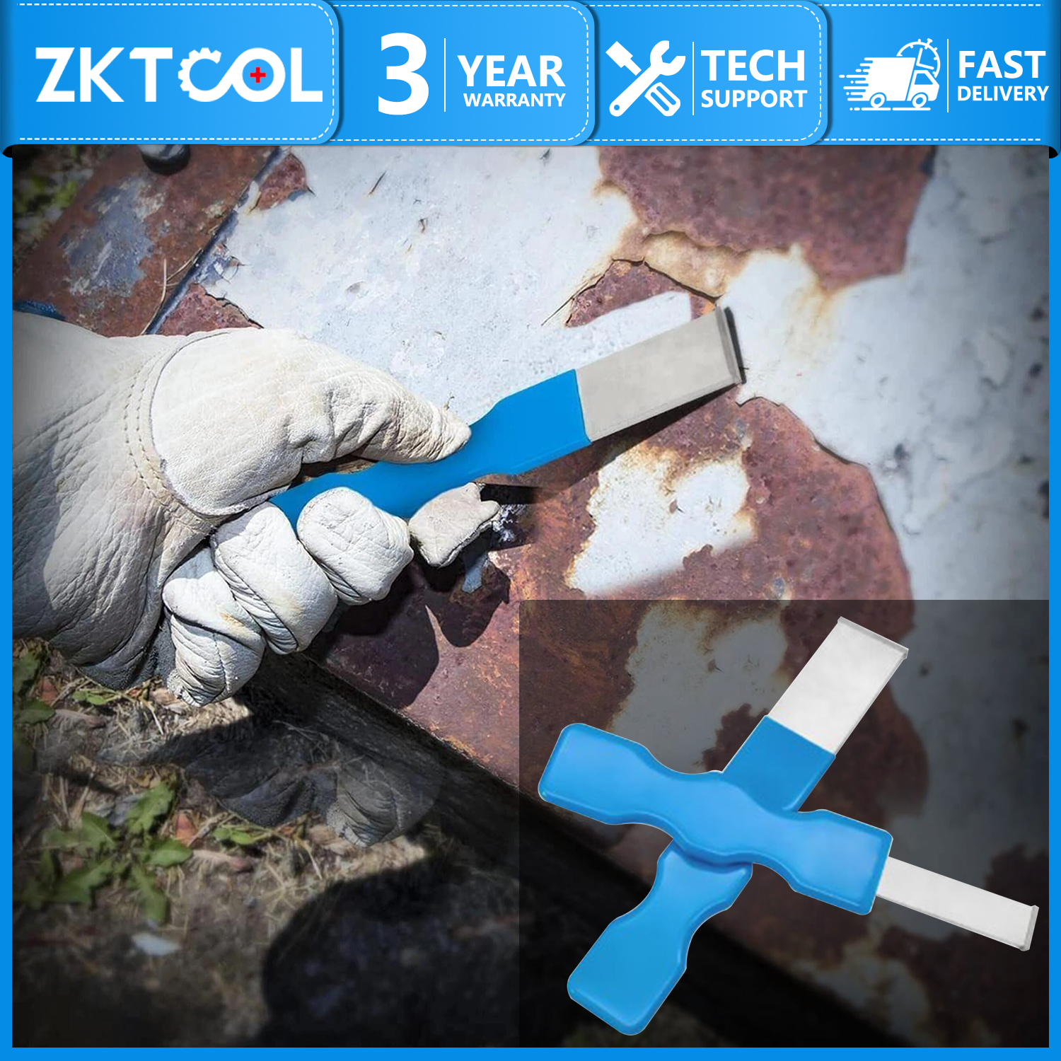 Dossierset 2-Pack Auto Carbide Pakking Schraper Set 1-1/3 "En 2/3" Brede Verf Lijm Koolstof En Roest Verwijderen Bestand Tool