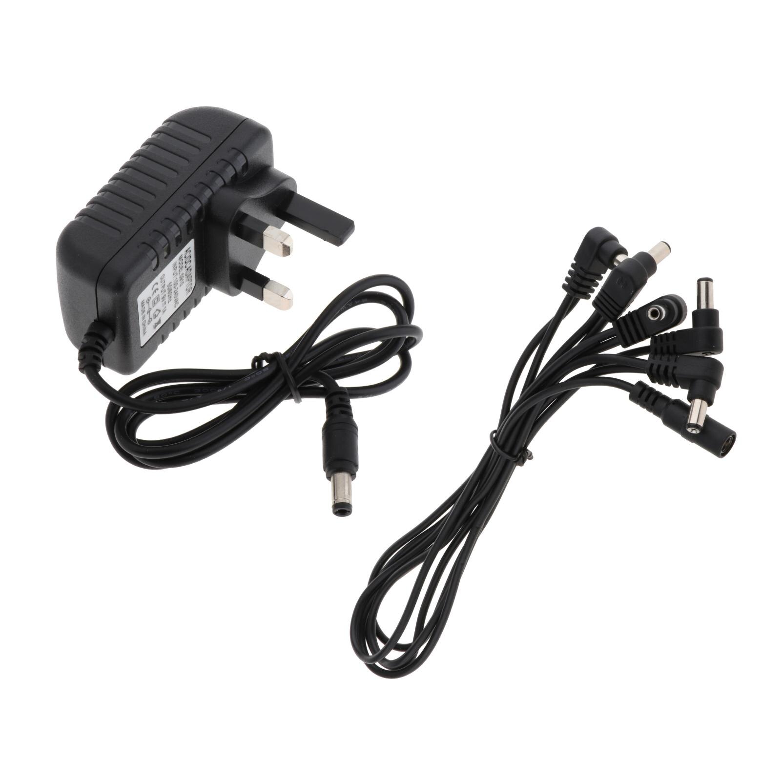 Adaptateur d'alimentation électrique pour effet de guitare, 9V, avec câble 1 à 5 voies, accessoire de guitare