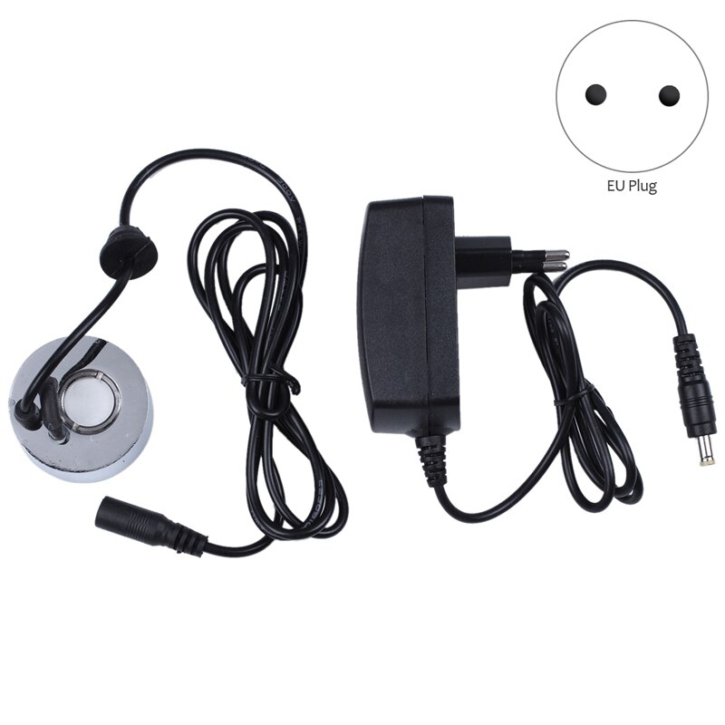 Humidificador ultrasónico de 45Mm y 24V de CC, generador de niebla, fuente de agua, estanque, cabezal de atomizador, humidificador de aire, enchufe de la UE