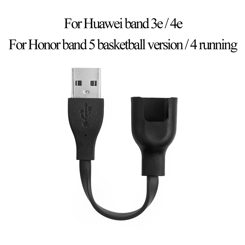 Base de carga USB, cargador de Cable, cuna para reloj inteligente, cargador de reemplazo para Huawei Band 4 3 2 pro 4e Honor band 5 4 3 para correr: 18cm
