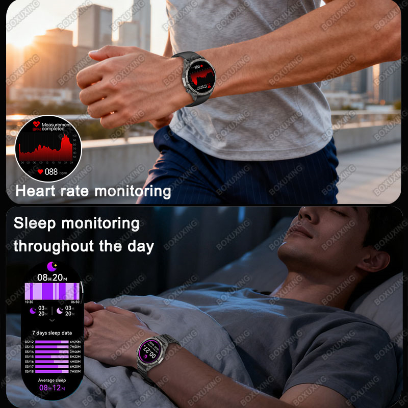 Nuovo orologio GT6 Smart Watch da uomo HD AMOLED schermo mostra sempre l'ora traccia GPS frequenza cardiaca chiamata Bluetooth Smartwatch sportivo impermeabile