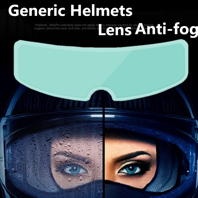 Helm Clear Anti-Fog Patch Film Universele Motorhelm Lens Fog Slip Films Voor K3 K4 AX8 Mt Helmen