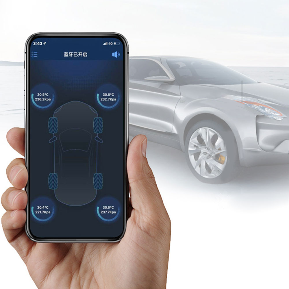 Bluetooth 4.0 Car External Sensor TPMS Tire Pressu... – Grandado