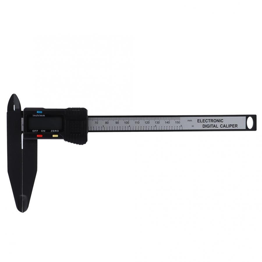 Digital Electronic Caliper Carbon Ruler with Long Jaw Measuring Tool 150mm/300mm