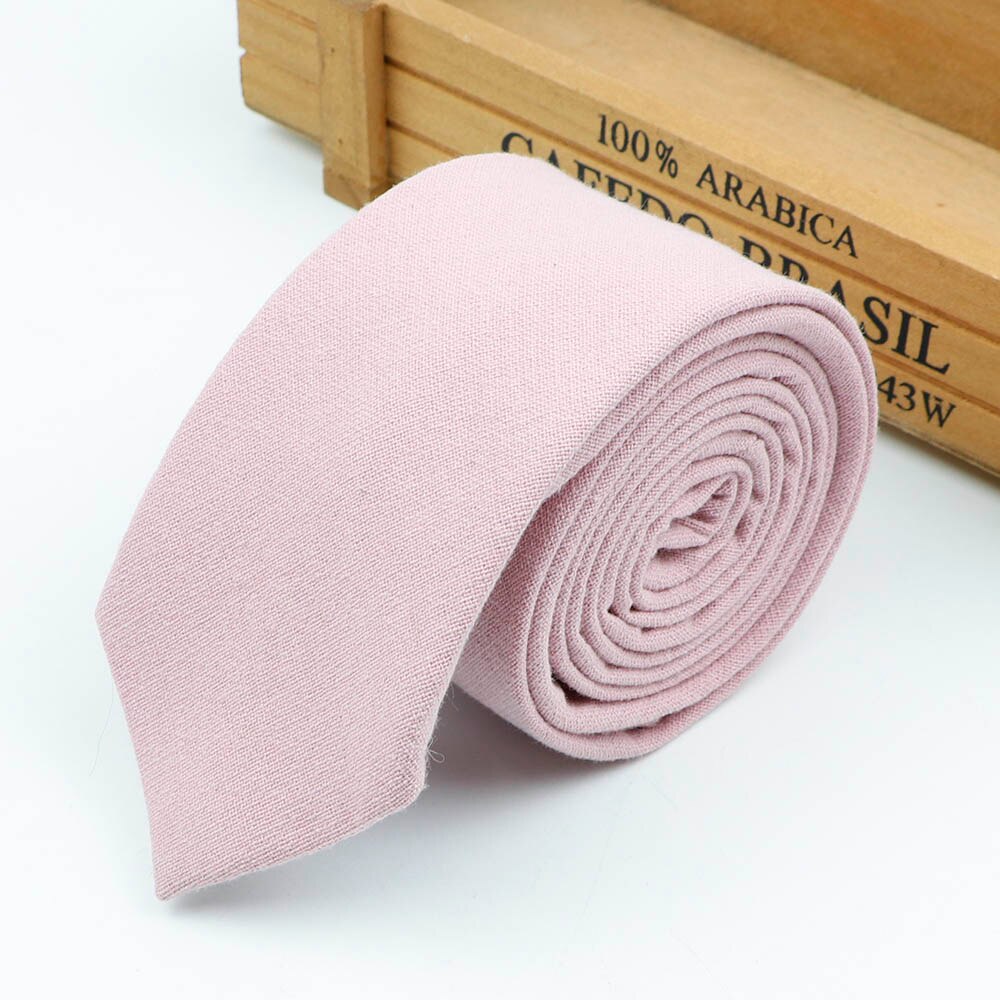 Corbata informal para hombre, corbatas delgadas hechas a mano de algodón clásico de 6,5 cm con textura de camisa estrecha para boda, Collar, corbatas delgadas,: 3