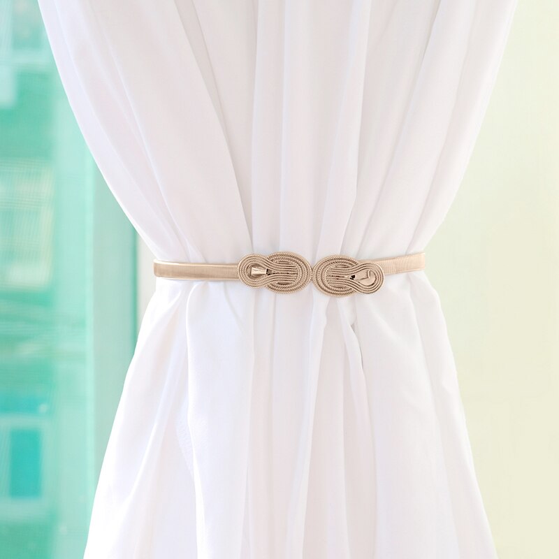 Metall Vorhang Clip Tieback Schnalle Clips Vorhang Halter Goldene Silber Farbe Blätter Bogen Elch Schnalle Krawatte Zurück Vorhang Zubehör: gold 10