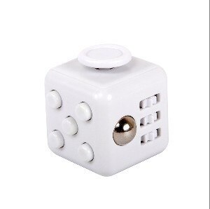 Cubos Antiestrés Para Niños Y Adultos, Juguetes Sensoriales De Descompresión Para Aliviar El Autismo, Juego De Manos: 13 White