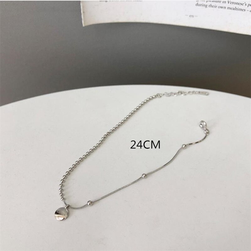 Princess Balls Anklets For Women Jewelry Top 925 Sterling Silver Anklet Girl Charm Foot Accessories Birthday