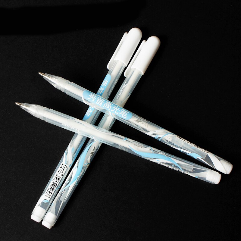 Superior 6 pcs/lot 0.8mm White Pen Sketch Fine Liner Pen Scribble Pen Paint Art Markers School Writing Supplies