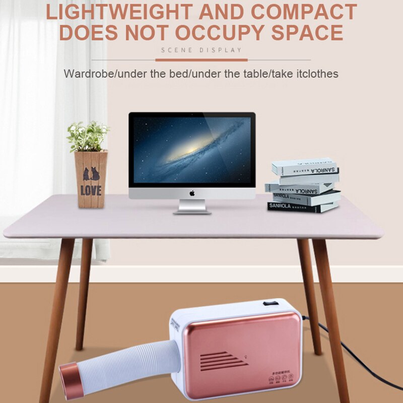 Portable Electric Clothes Dryer Mini Folding Warm Air Baby Cloth Drying Machine Heater Hanger Wardrobe Clothing Laundry