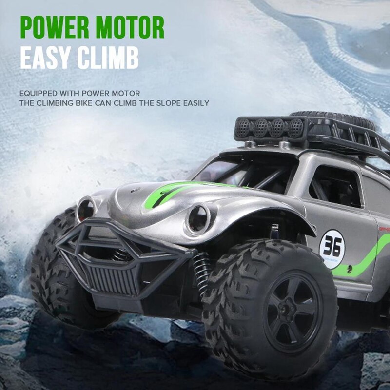 MN36 MN-36 1:18 RC Car Drive Bigfoot Control remoto eléctrico Beetles Rock Crawlers máquina en la Radio juguetes Carros niñas niños (S