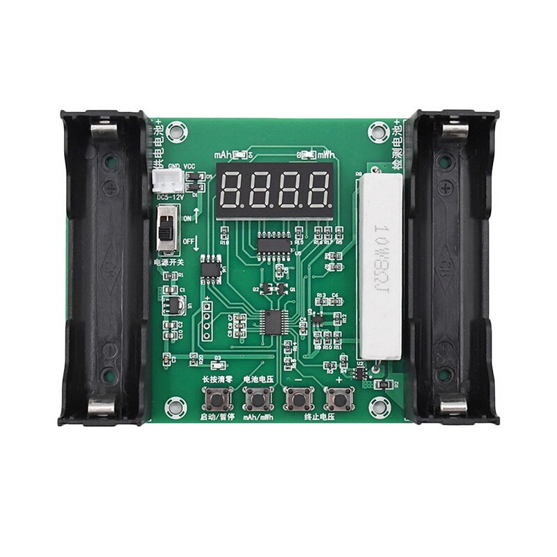 Batterijcapaciteitstester mah mwh voor 18650 lithiumbatterijen digitale meting lithiumbatterijvermogendetectormodule