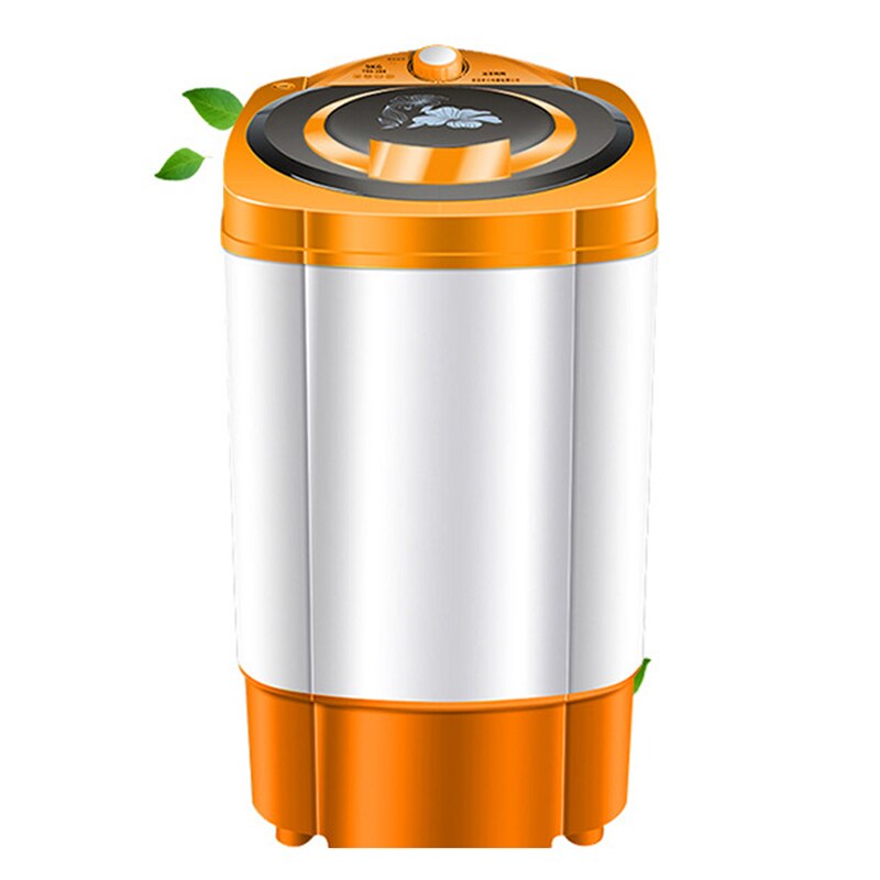 9KG Single Spin Dryer Mini Small Washing Machine 220V Semi-automatic Business Traveling Underwear Shirt Personal Portable Washer
