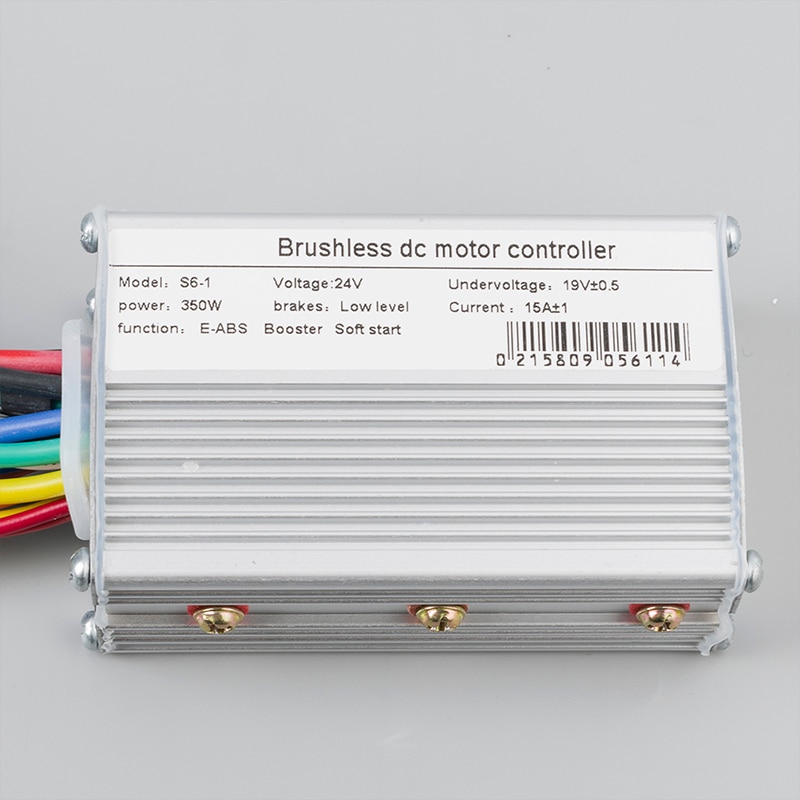 Bicicleta Electrica Controller 24V 36V 48V 250W 350W 15A Borstelloze Versnellingsnaaf Motor Ccontroller Elektrische fiets Conversie Kit